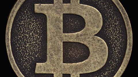 仮想通貨のビットコインの画像