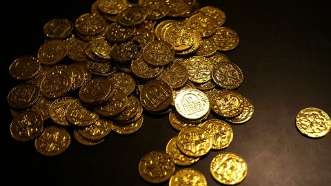 Coins Currency Rich Wealth Bitcoin Gold Money