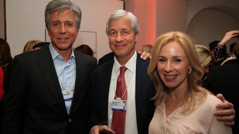Bill McDermott, James Dimon, Becky Quick