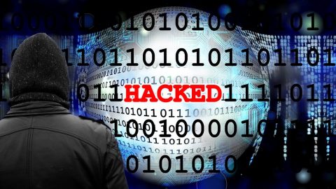 Hacked Hack Digits Binary Cyber Data Black